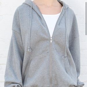 Brandy Melville Grey Christy Hoodie